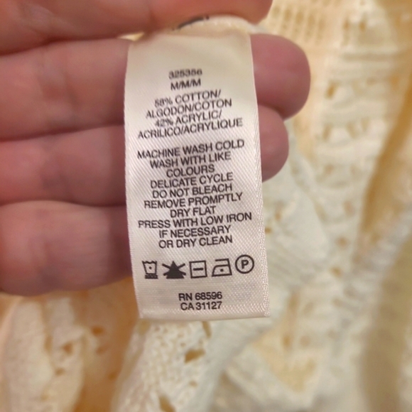 DKNY Lace Knit Cardigan - Picture 5 of 5